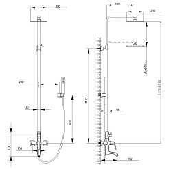 Lemark Душевая система Nubira LM6262ORB – фотография-2
